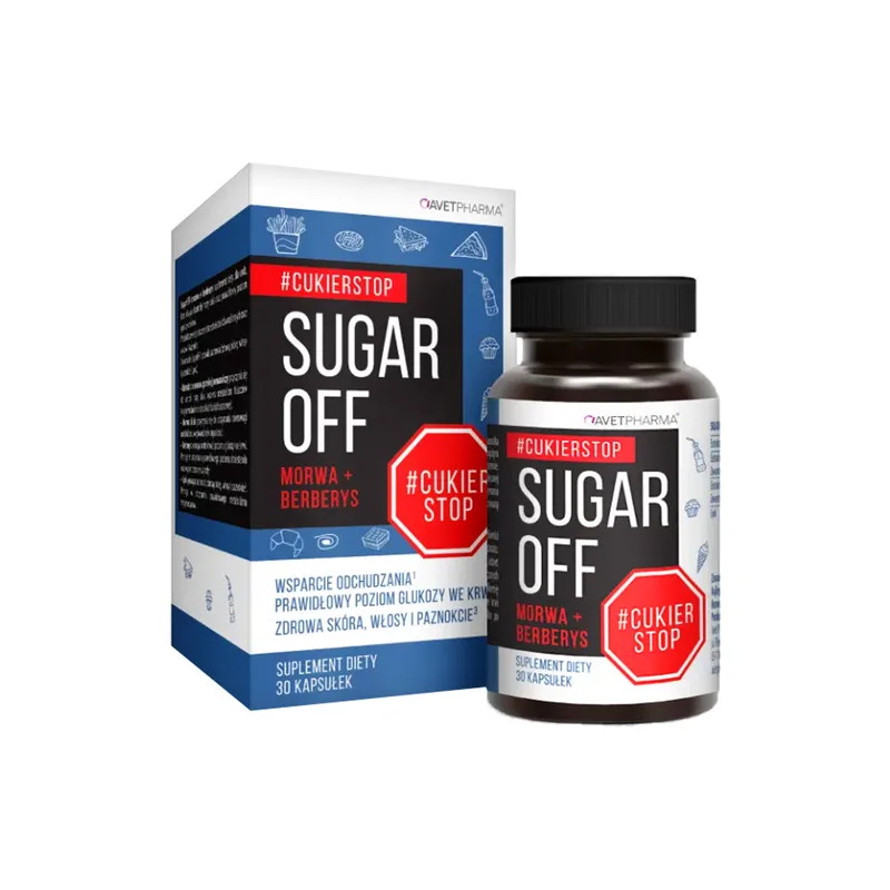 Sugar off Morwa + Berberys, kapsułki, 30 sztuk