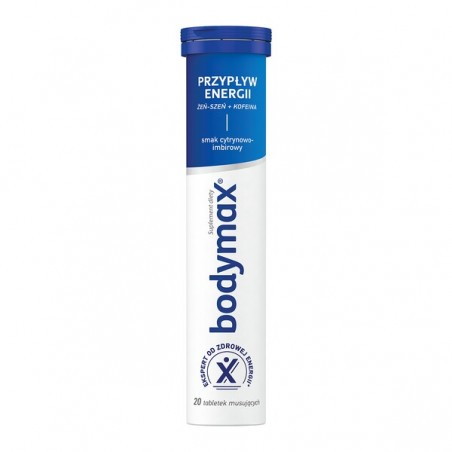 Bodymax Przypływ Energii, 20 sztuk, tabletki musujące