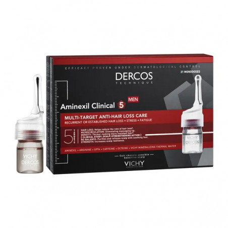 Vichy Dercos Aminexil Clinical 5  dla mężczyzn,  21x6