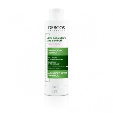 Vichy Dercos szampon przeciwłupieżowy skóra wrażliwa, 200 ml