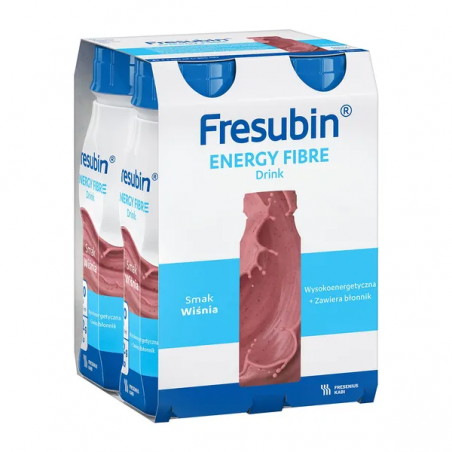 4+1 Gratis Fresubin Energy Fibre Drink, o smaku wiśniowym, 4 x 200 ml