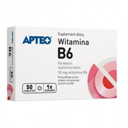 APTEO Witamina B6 , 50 tabletek