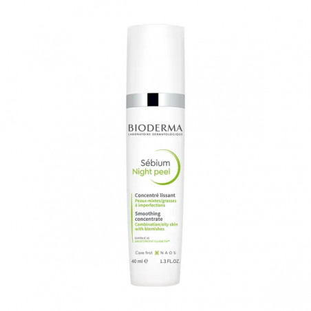 Bioderma Sebium Night Peel, delikatny peeling na noc, 40 ml
