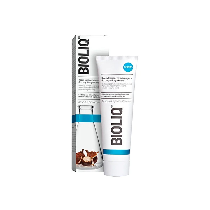Bioliq Dermo, krem kojąco-wzmacniający do cery naczynkowej, 50 ml