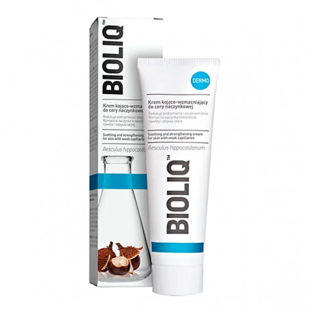 Bioliq Dermo, krem kojąco-wzmacniający do cery naczynkowej, 50 ml