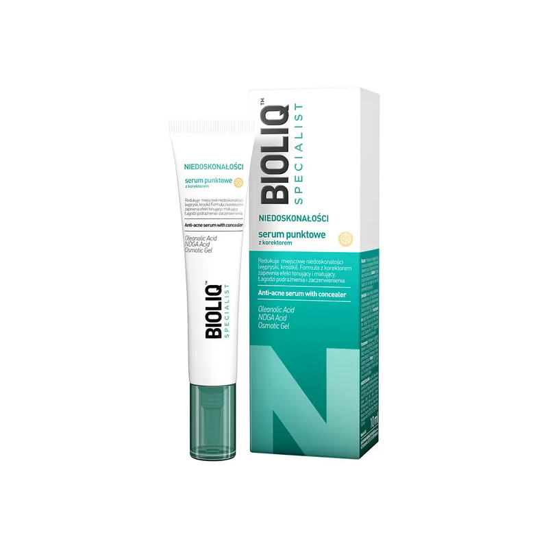 Bioliq Specialist Niedoskonałości, serum punktowe z korektorem, 10 ml