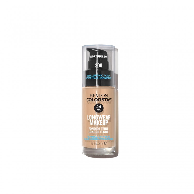 Revlon ColorStay, podkład do cery normalnej i suchej, nr 200, Nude, z pompką, 30 ml