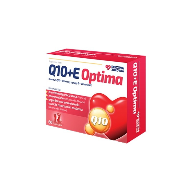 Rodzina Zdrowia  Q10+E Optima,  60 kapsułek
