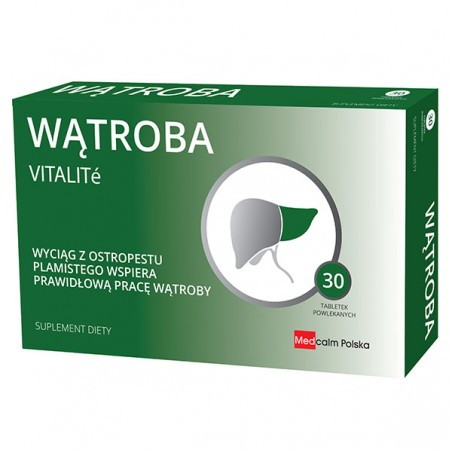 Wątroba Vitalite, 30 sztuk, tabletki