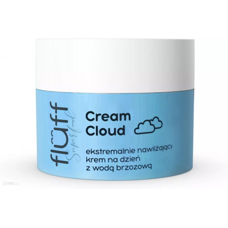 Fluff Superfood ekstremalnie nawilżający krem z wodą brzozową Cream Cloud, 50 ml