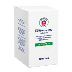 Kompresy z gazy niejałowe...