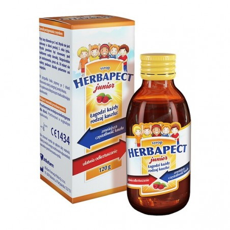 Herbapect Junior malinowy syrop 120 g
