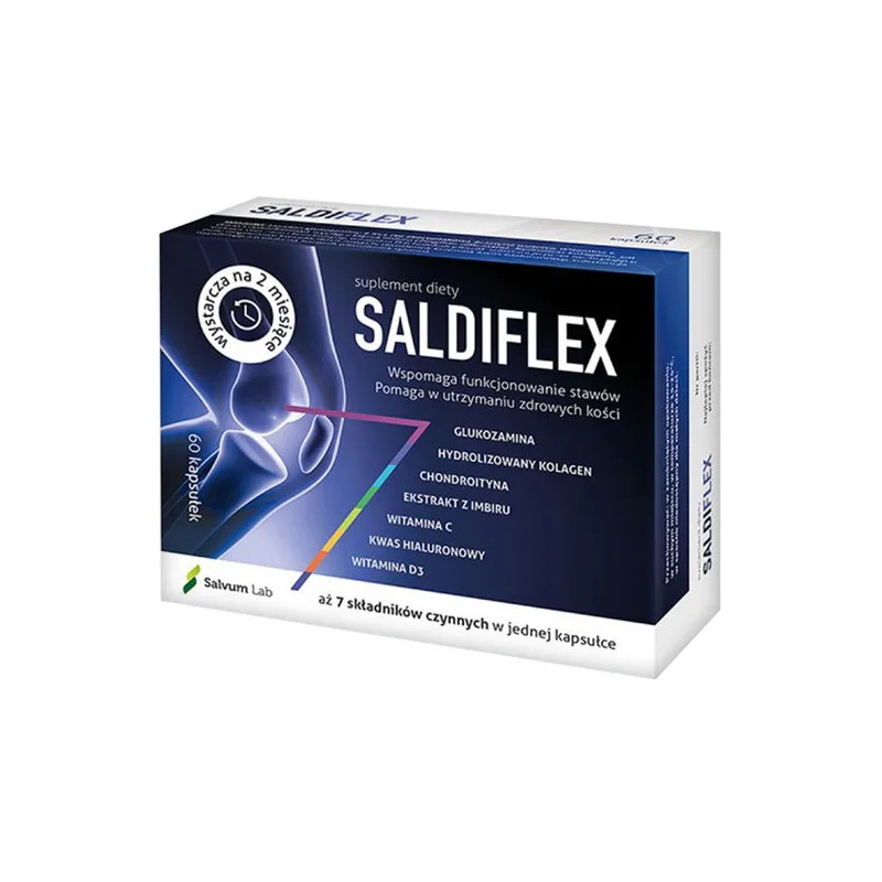 Saldiflex, kapsułki twarde, 60 sztuk