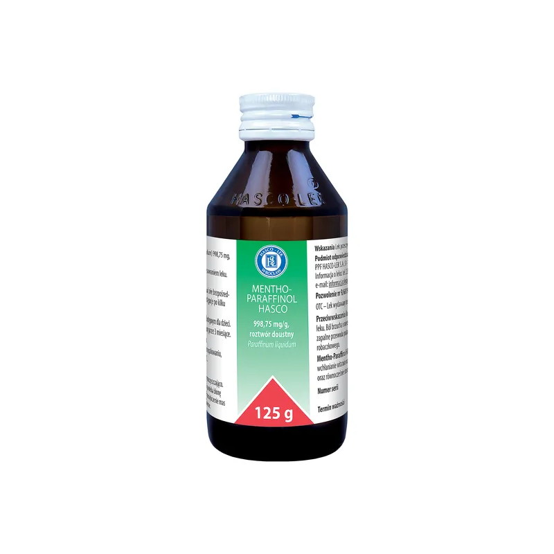 Mentho-Paraffinol płyn, 125 g (Hasco)