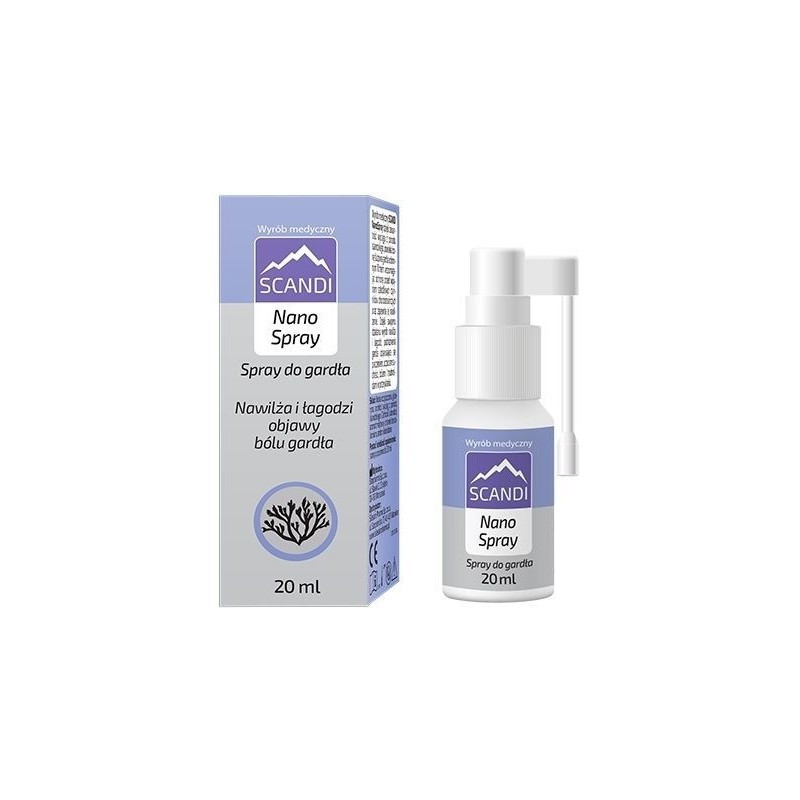 Scandi Nanospray ,spray do gardła, 20 ml
