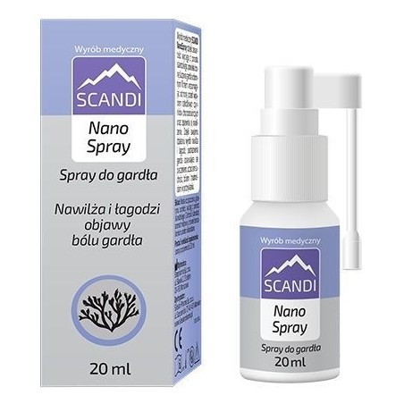 Scandi Nanospray ,spray do gardła, 20 ml