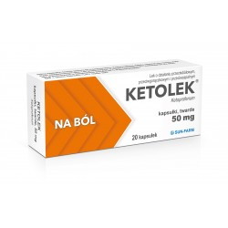 Ketolek, 50 mg, kapsułki...