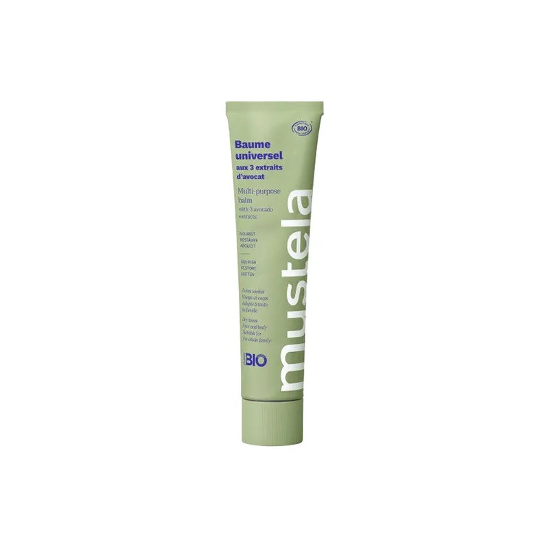 Mustela BIO, multifunkcyjny balsam z 3 ekstraktami z awokado, 75 ml