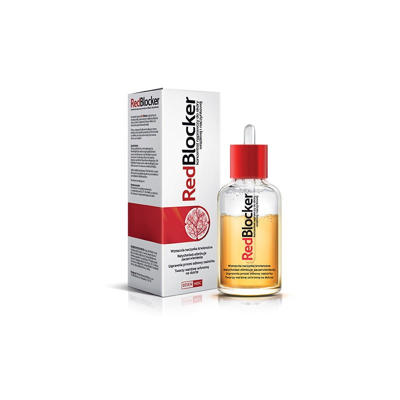 Redblocker Koncentrat naprawczy do skóry wrażliwej i naczynkowej 30 ml