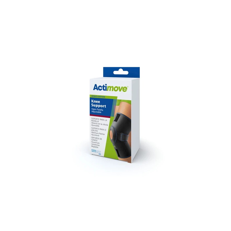 Actimove Sports Edition Knee Support Open Patella orteza stawu kolanowego z odsłoniętą rzepką uniwersalna, 1 sztuka