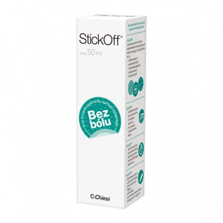 StickOff, spray usuwający opatrunki samoprzylepne bez bólu, 50 ml