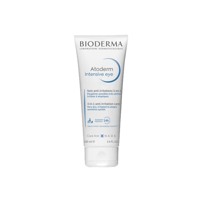Bioderma Atoderm Intensive Eye, kojący krem 3w1, 100 ml