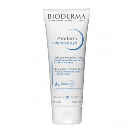 Bioderma Atoderm Intensive Eye, kojący krem 3w1, 100 ml