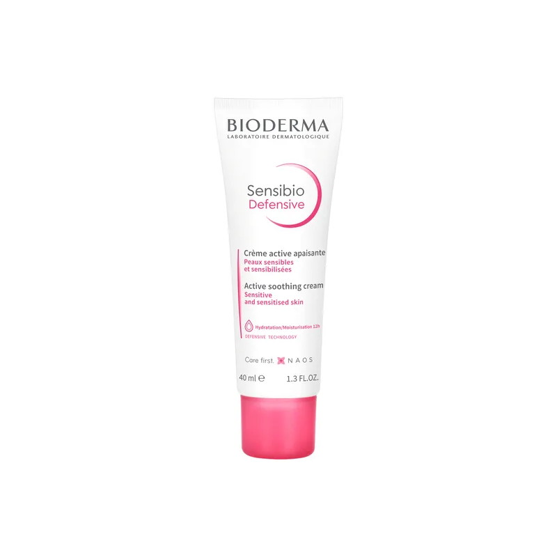 Bioderma Sensibio Defensive, krem do skóry wrażliwej i ultrawrażliwej, 40 ml