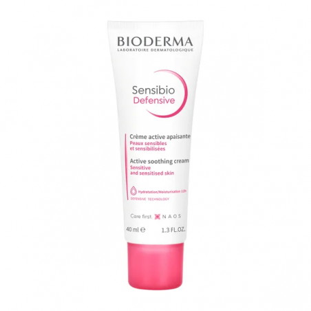 Bioderma Sensibio Defensive, krem do skóry wrażliwej i ultrawrażliwej, 40 ml
