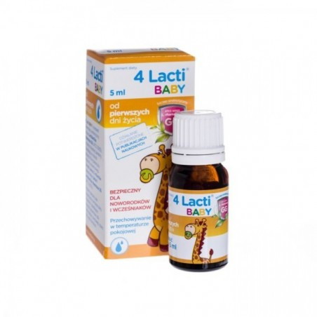 4 Lacti Baby krople, 5 ml