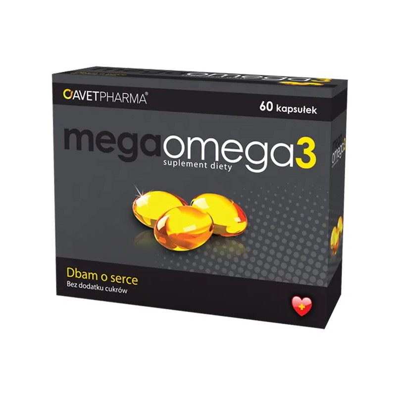 AvetPharma Mega Omega 3, 60 kapsułek