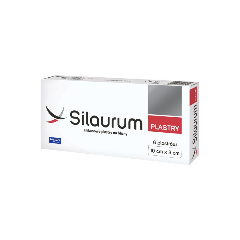 Silaurum silikonowe plastry na blizny, 6 sztuk