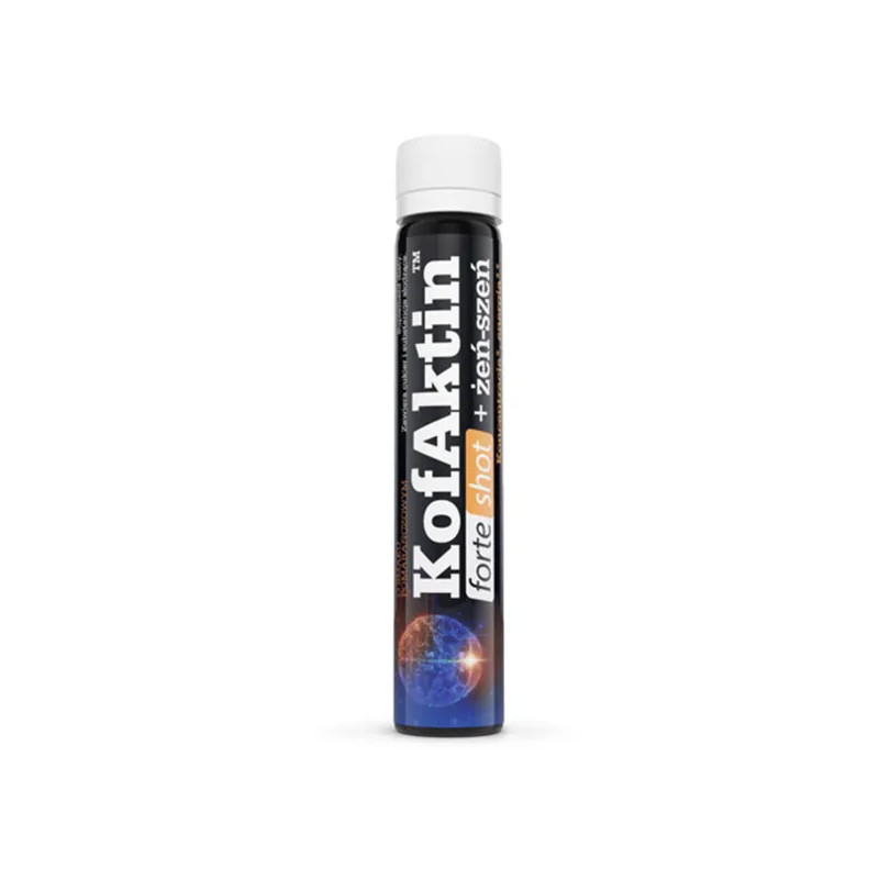 Olimp KofAktin forte shot + żeń-szeń, płyn w ampułce, 25 ml, 1 sztuka