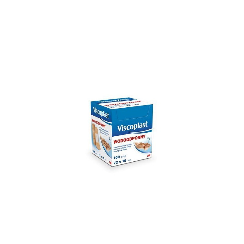Plastry VISCOPLAST MINIFOL 7,2x1,9cm, 100sztuk