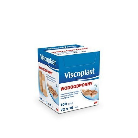Plastry VISCOPLAST MINIFOL 7,2x1,9cm, 100sztuk