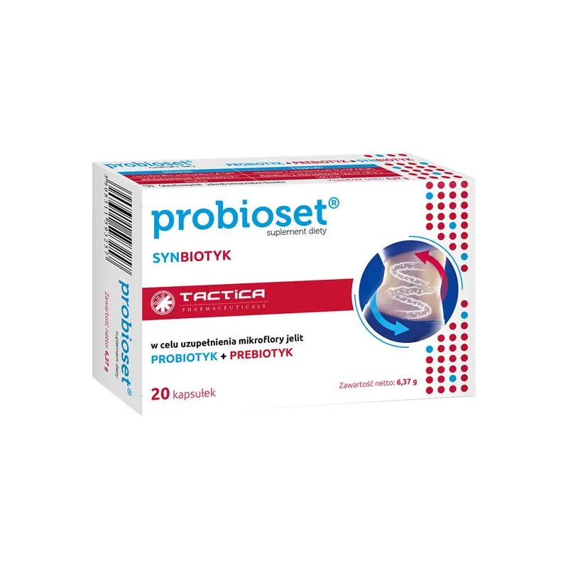 Probioset, kapsułki, 20 sztuk