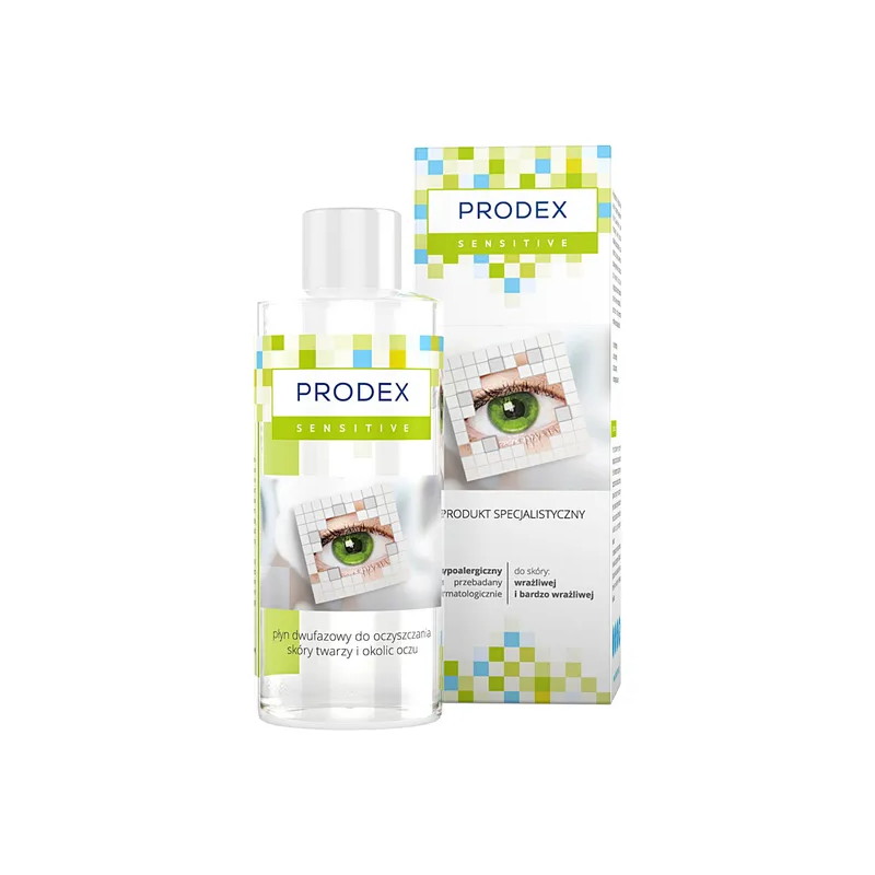 Prodex Sensitive, płyn do oczyszczania skóry wrażliwej i bardzo wrażliwej, 150 ml