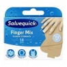 Salvequick Finger Mix plastry ,18 sztuk