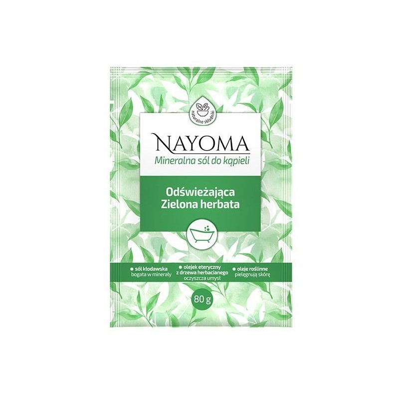 Nayoma sól do kąpieli Zielona Herbata ,80 g
