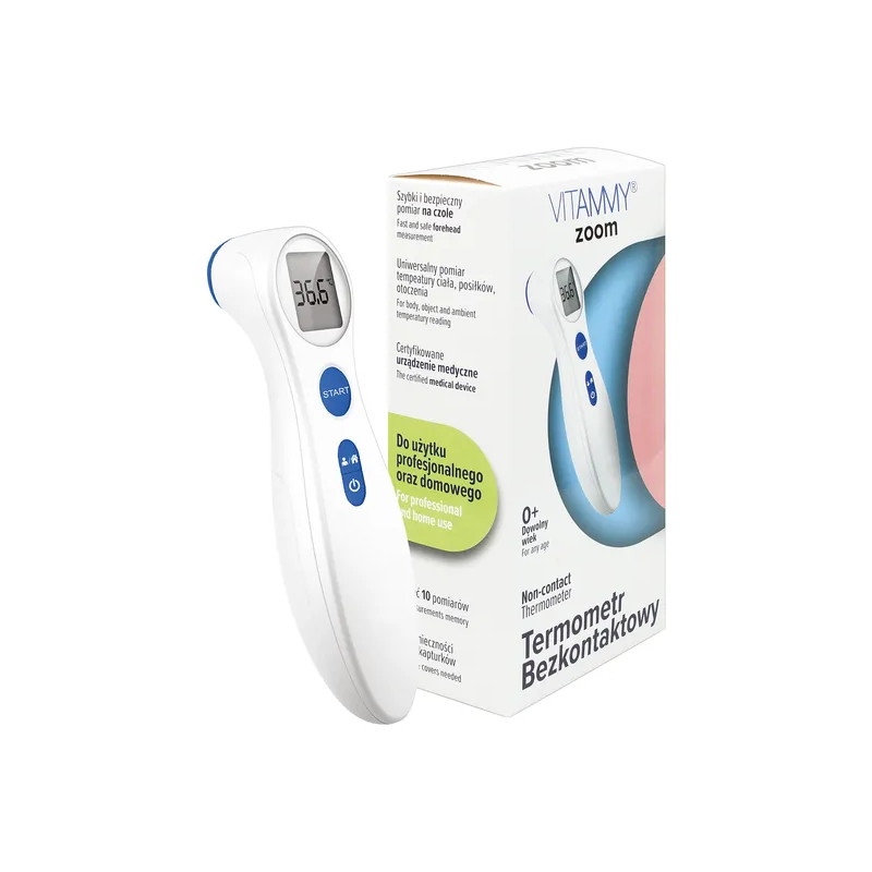 Termometr bezdotykowy VITAMMY Zoom, 1sztuka