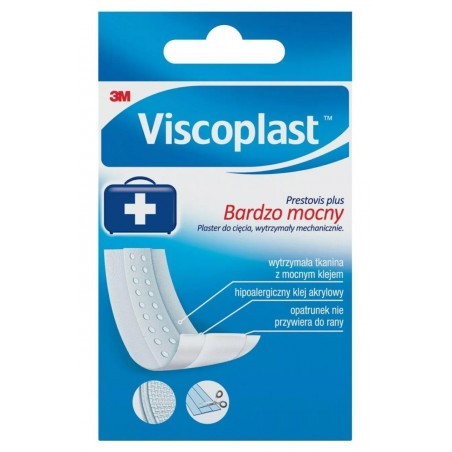 Viscoplast Prestovis Plus Bardzo mocny Plaster 1 m x 8 cm, 1 sztuka