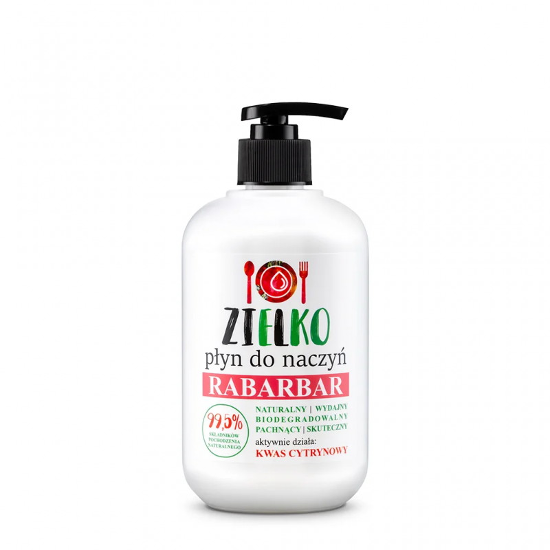 ZIELKO Płyn do mycia naczyń RABARBAR, 500ml