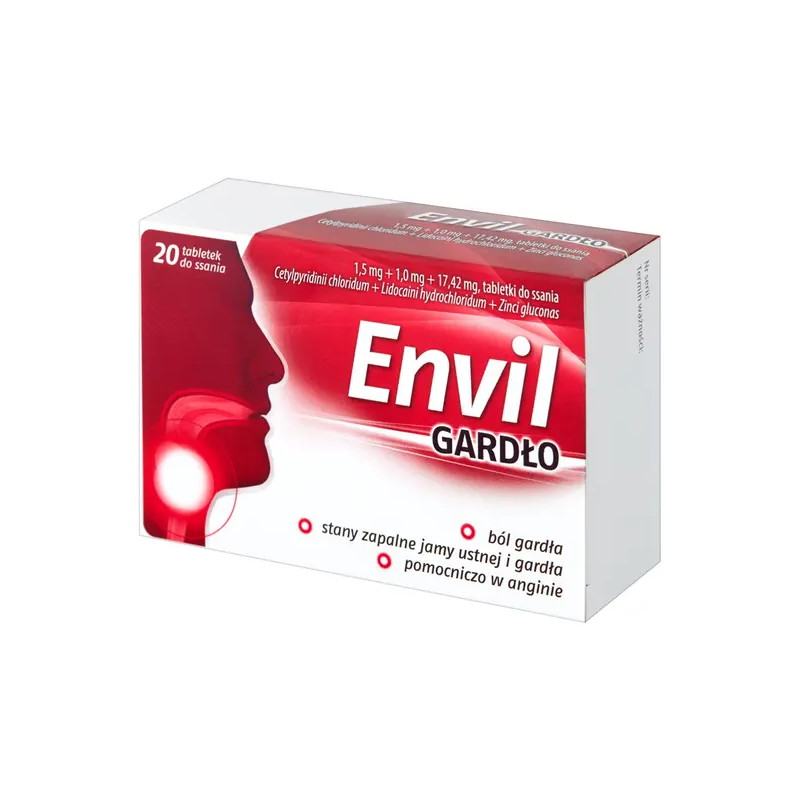 Envil Gardło (Envix) 20 tabletek do ssania