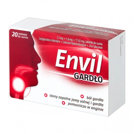 Envil Gardło (Envix) 20 tabletek do ssania