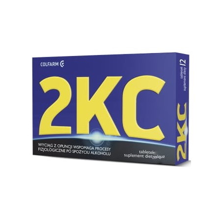 2KC Reguluje Metabolizm Alkoholu, 3 tabletki