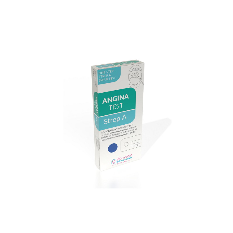 Test Angina Strep A, test kasetkowy, 1 sztuka