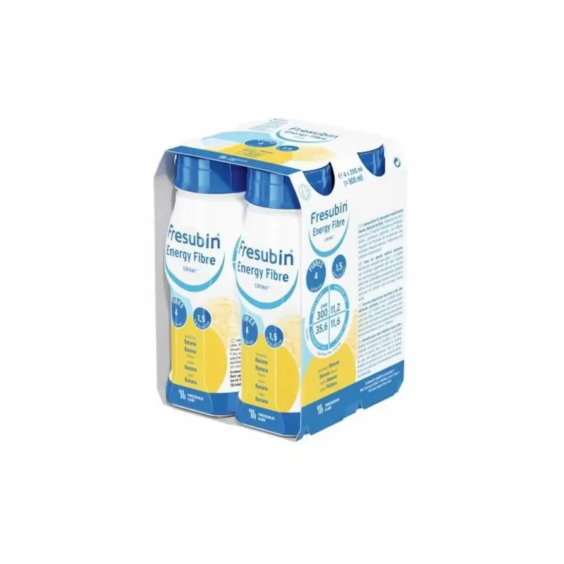 Fresubin Energy Fibre o smaku bananowym ,4 x 200 ml