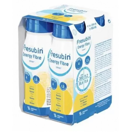 Fresubin Energy Fibre o smaku bananowym ,4 x 200 ml