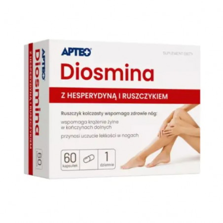 APTEO Diosmina z hesperydyną ,60 kapsułek
