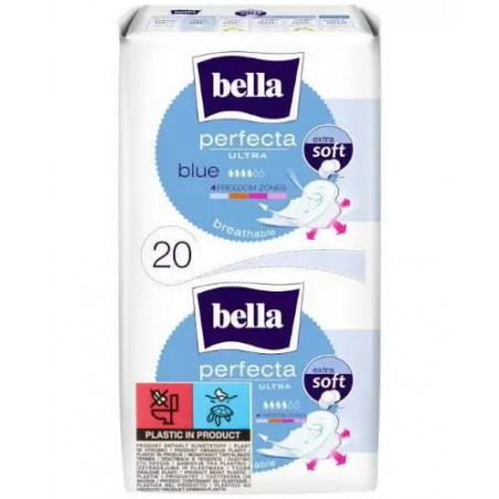 Bella Perfecta Ultra Blue podpaski higieniczne, 20 sztuk
